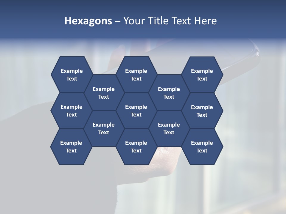 Executive Hand Girl PowerPoint Template