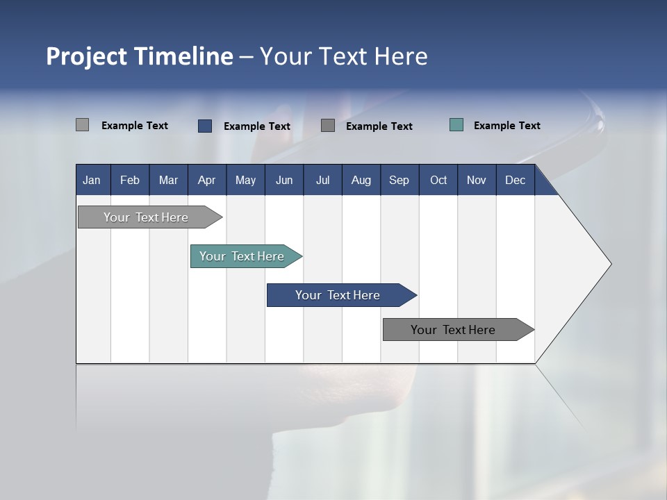 Executive Hand Girl PowerPoint Template