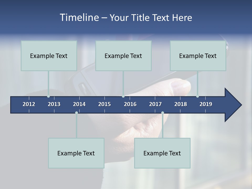 Executive Hand Girl PowerPoint Template