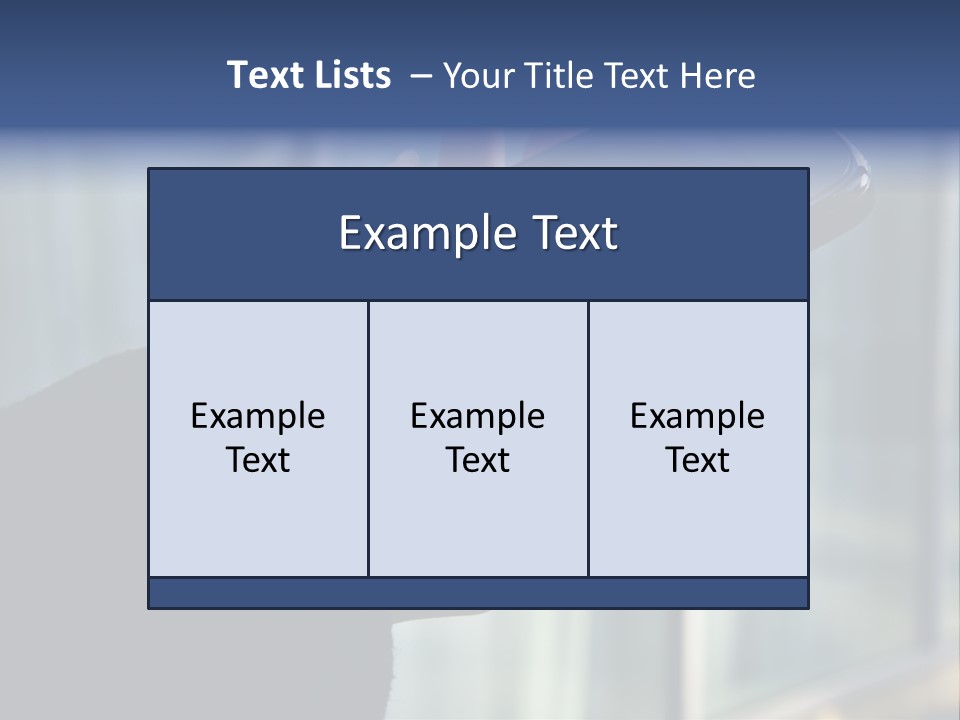 Executive Hand Girl PowerPoint Template