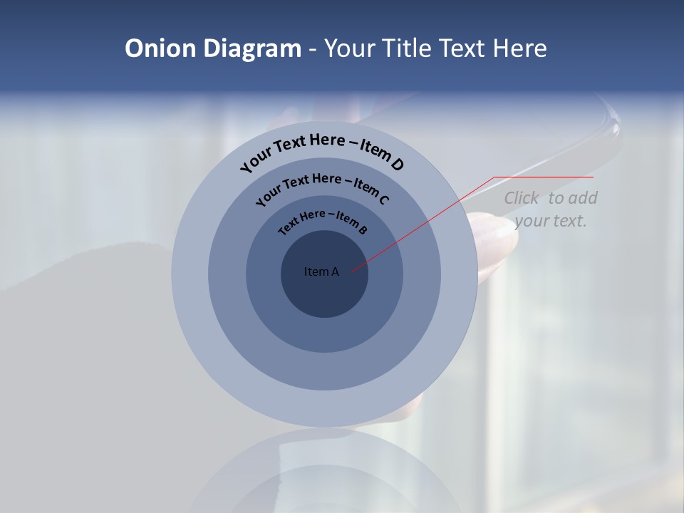 Executive Hand Girl PowerPoint Template