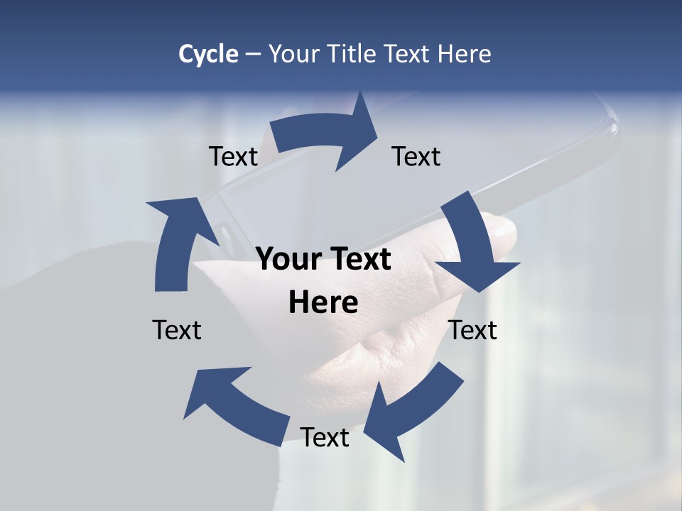 Executive Hand Girl PowerPoint Template