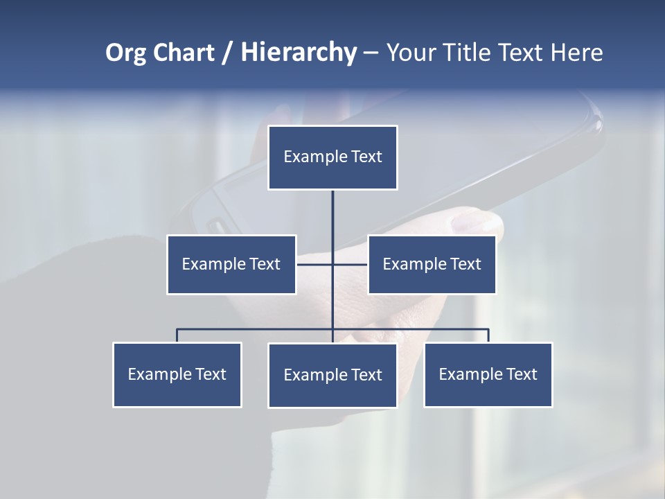 Executive Hand Girl PowerPoint Template