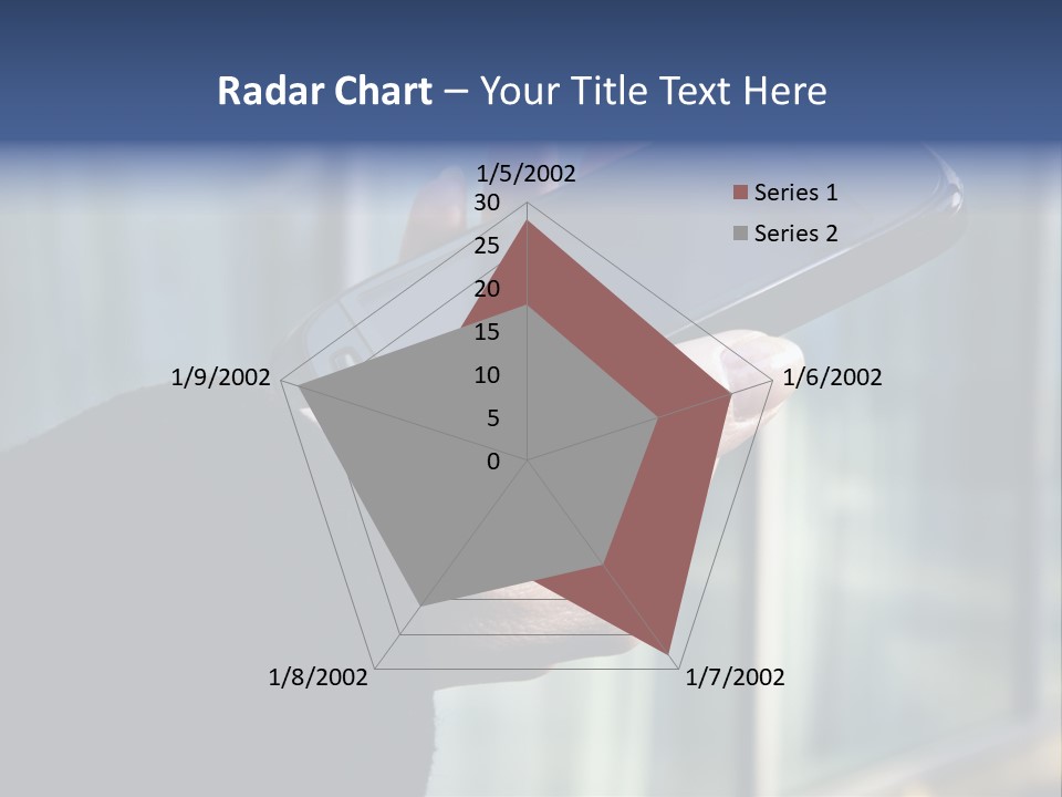 Executive Hand Girl PowerPoint Template