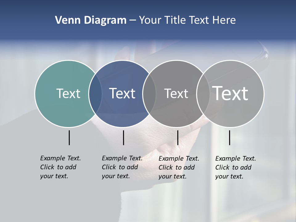 Executive Hand Girl PowerPoint Template