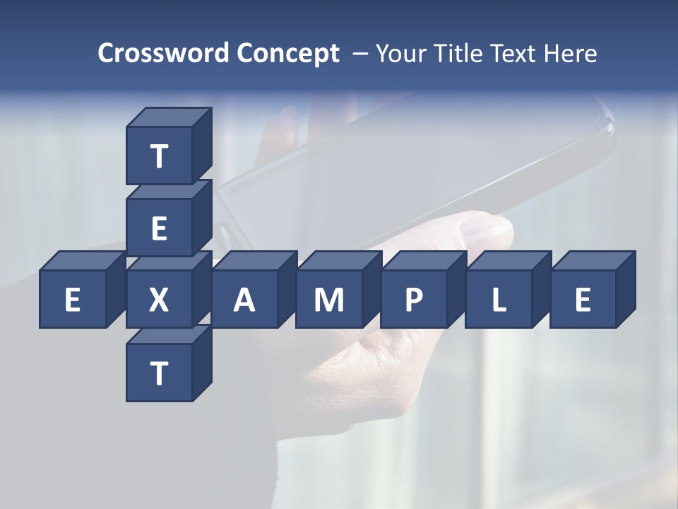 Executive Hand Girl PowerPoint Template