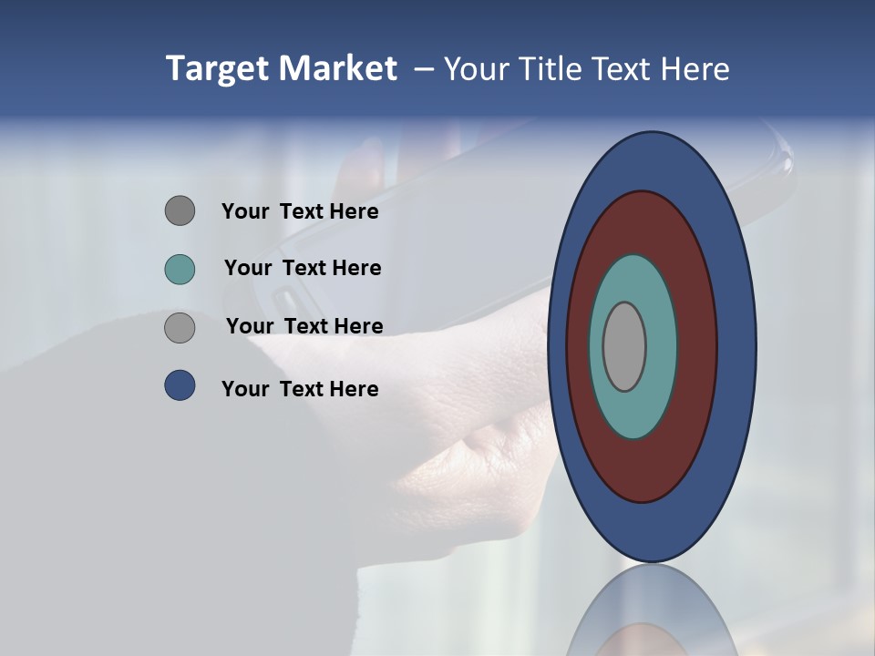 Executive Hand Girl PowerPoint Template