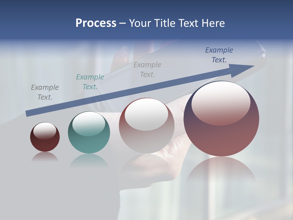 Executive Hand Girl PowerPoint Template