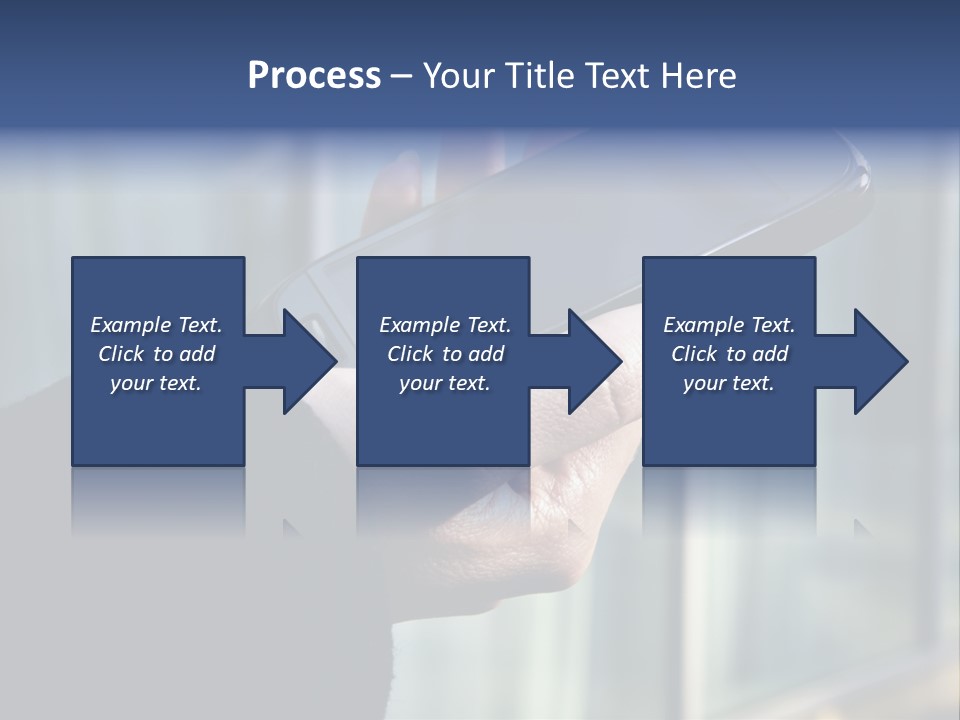 Executive Hand Girl PowerPoint Template