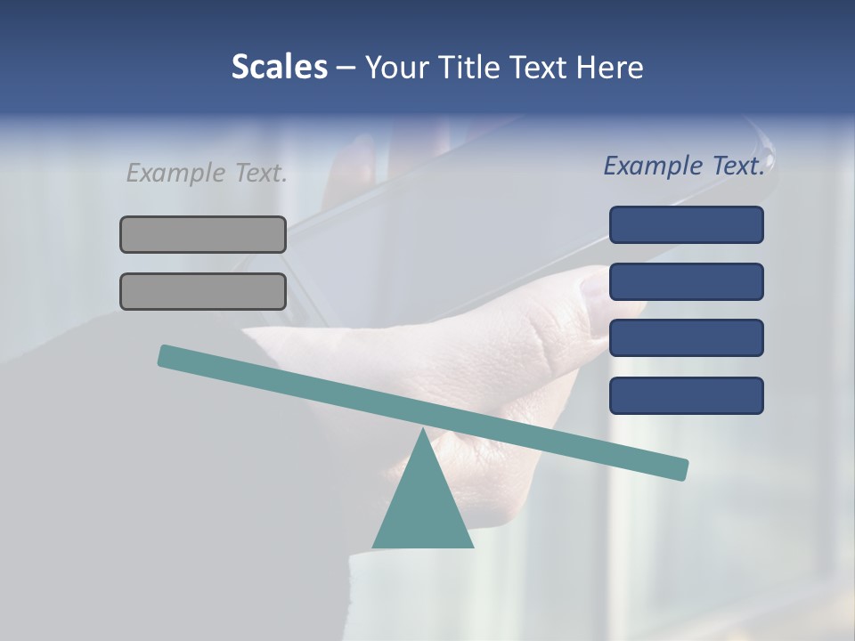 Executive Hand Girl PowerPoint Template