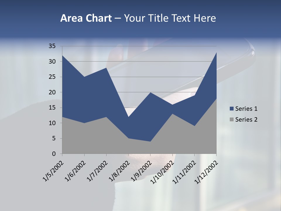 Executive Hand Girl PowerPoint Template