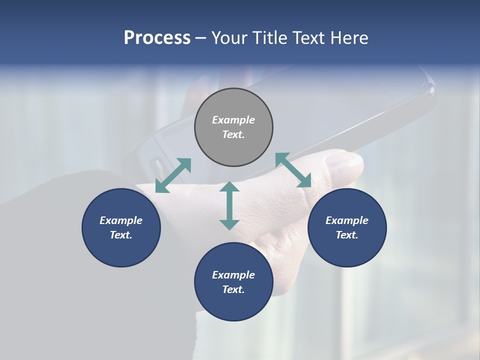 Executive Hand Girl PowerPoint Template