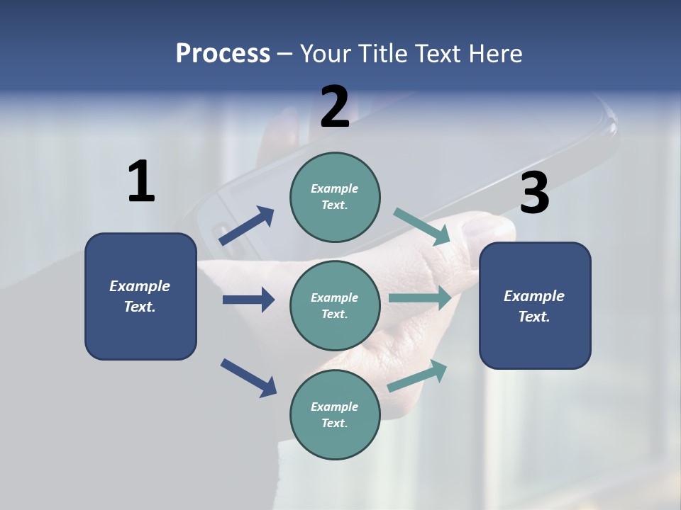 Executive Hand Girl PowerPoint Template