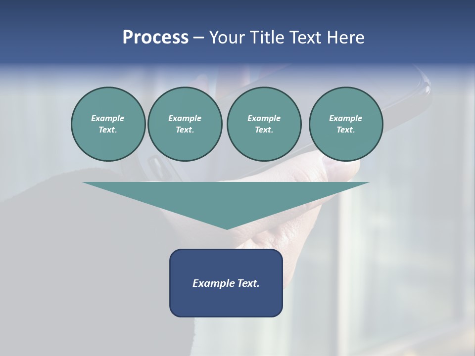 Executive Hand Girl PowerPoint Template