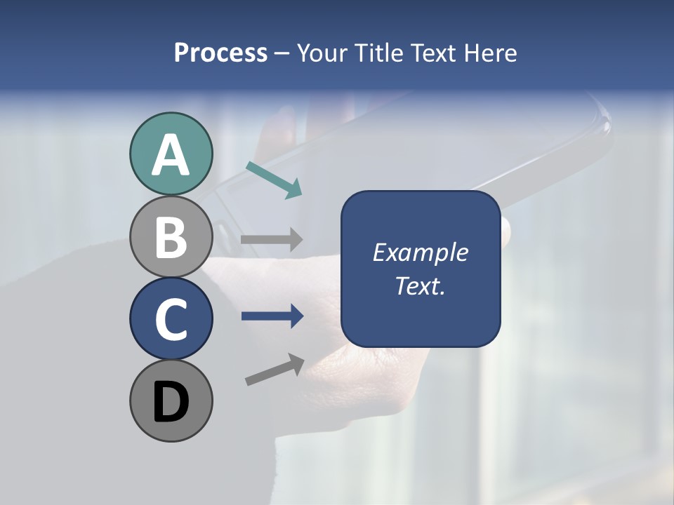 Executive Hand Girl PowerPoint Template