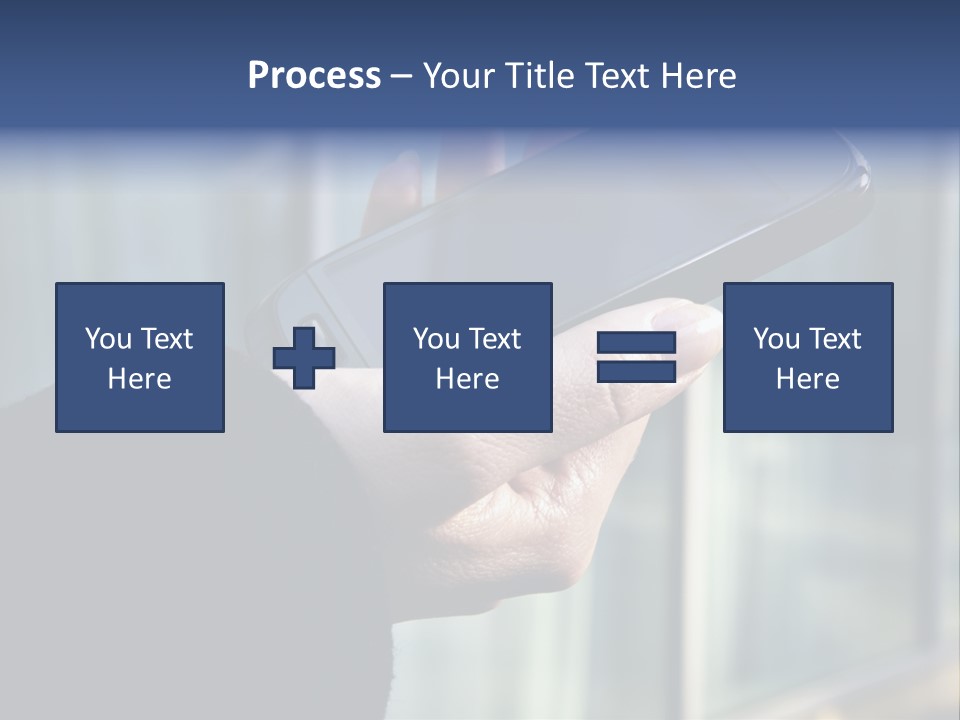 Executive Hand Girl PowerPoint Template