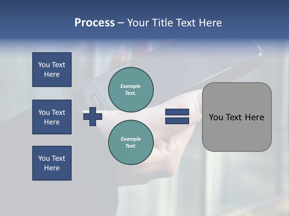Executive Hand Girl PowerPoint Template