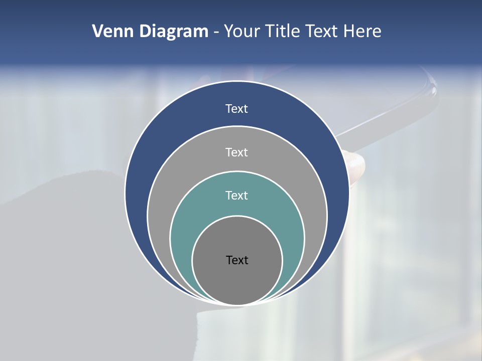 Executive Hand Girl PowerPoint Template