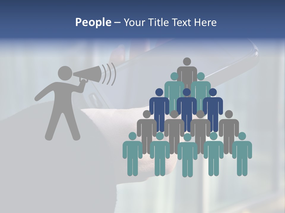 Executive Hand Girl PowerPoint Template