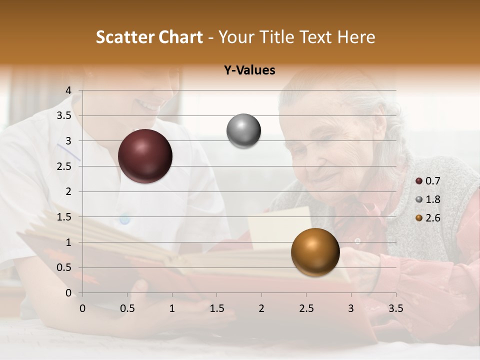 Help Cheerful Elderly PowerPoint Template