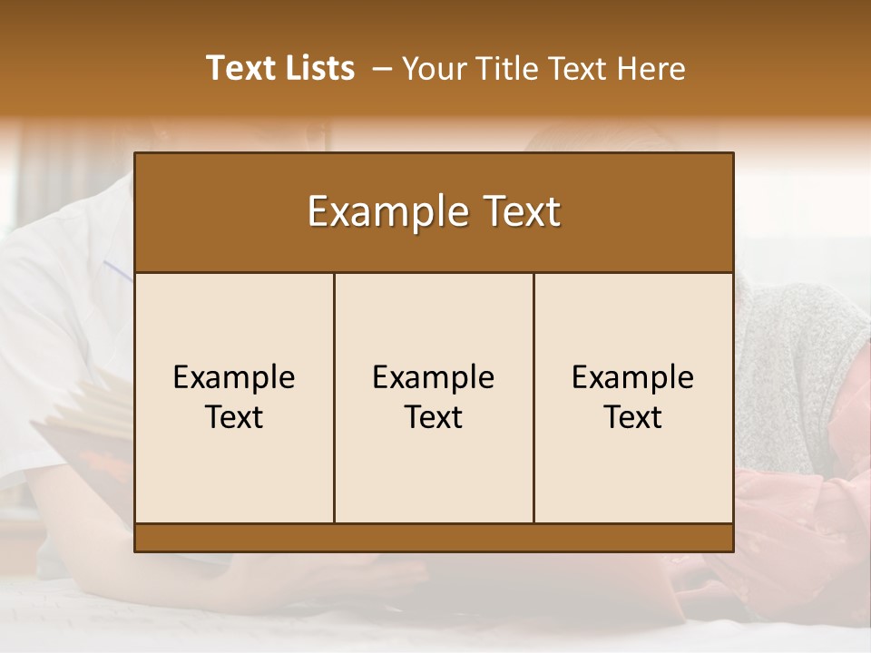 Help Cheerful Elderly PowerPoint Template