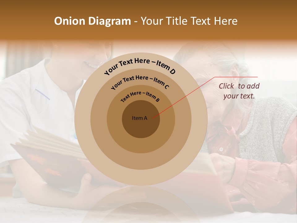 Help Cheerful Elderly PowerPoint Template