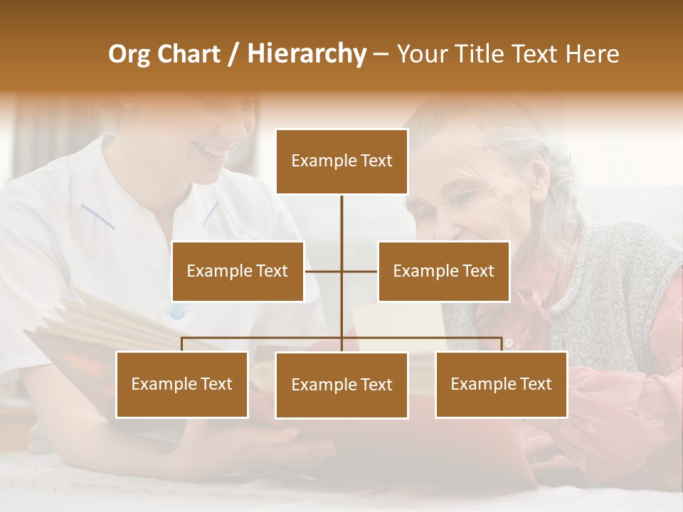 Help Cheerful Elderly PowerPoint Template