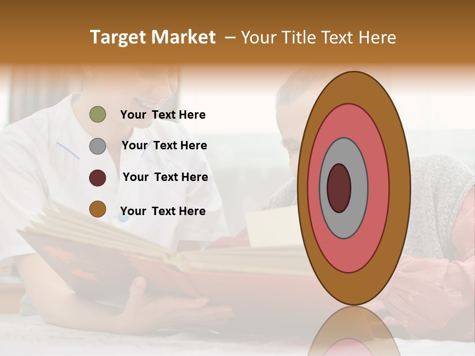 Help Cheerful Elderly PowerPoint Template