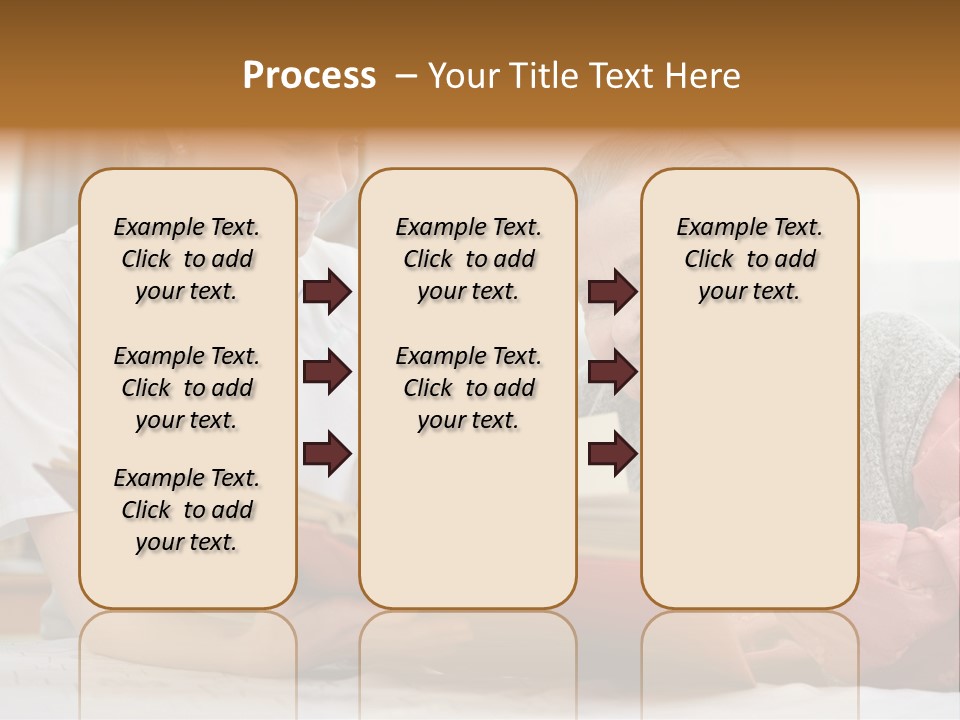 Help Cheerful Elderly PowerPoint Template
