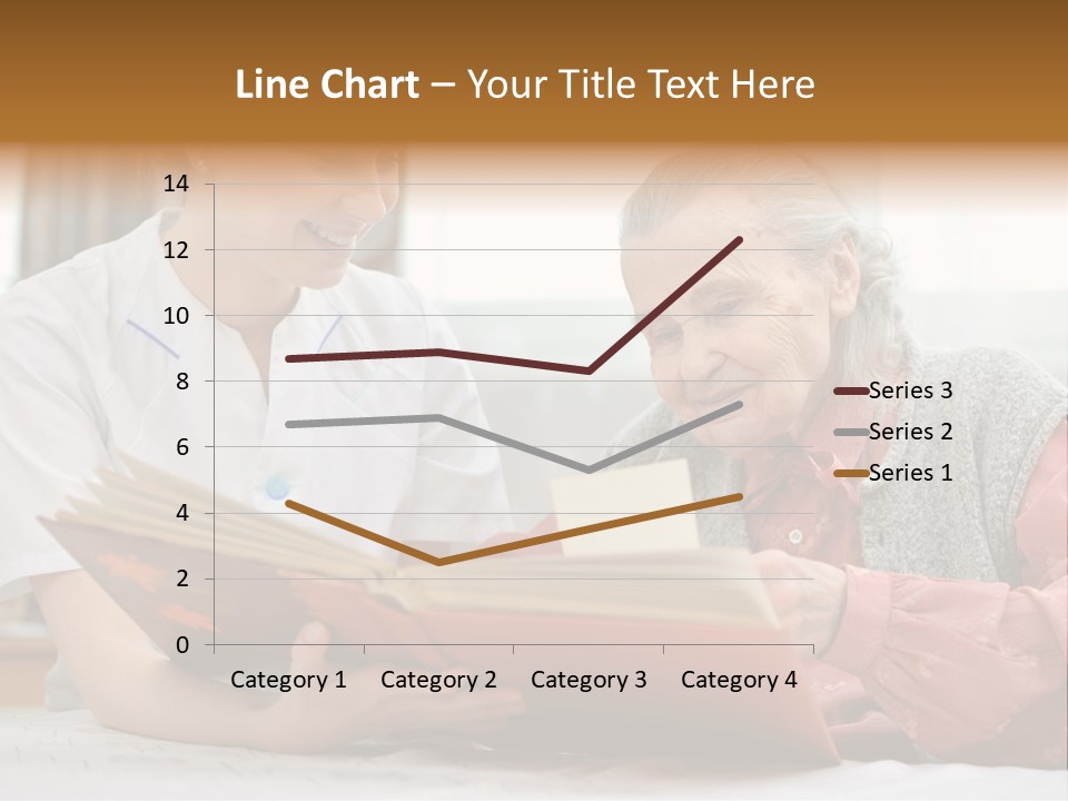 Help Cheerful Elderly PowerPoint Template