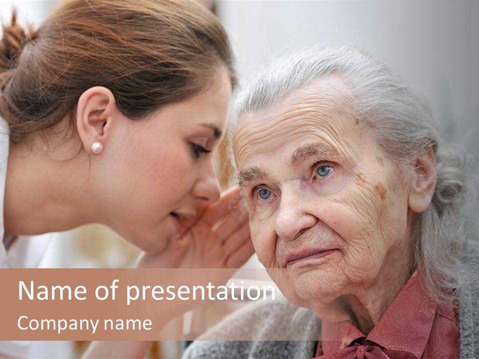 Assistance Hearing Cheerful PowerPoint Template