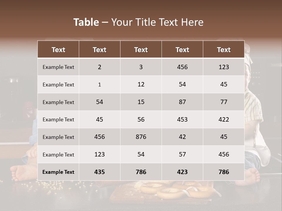 Snack Lunch Calorie PowerPoint Template