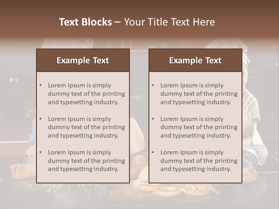 Snack Lunch Calorie PowerPoint Template