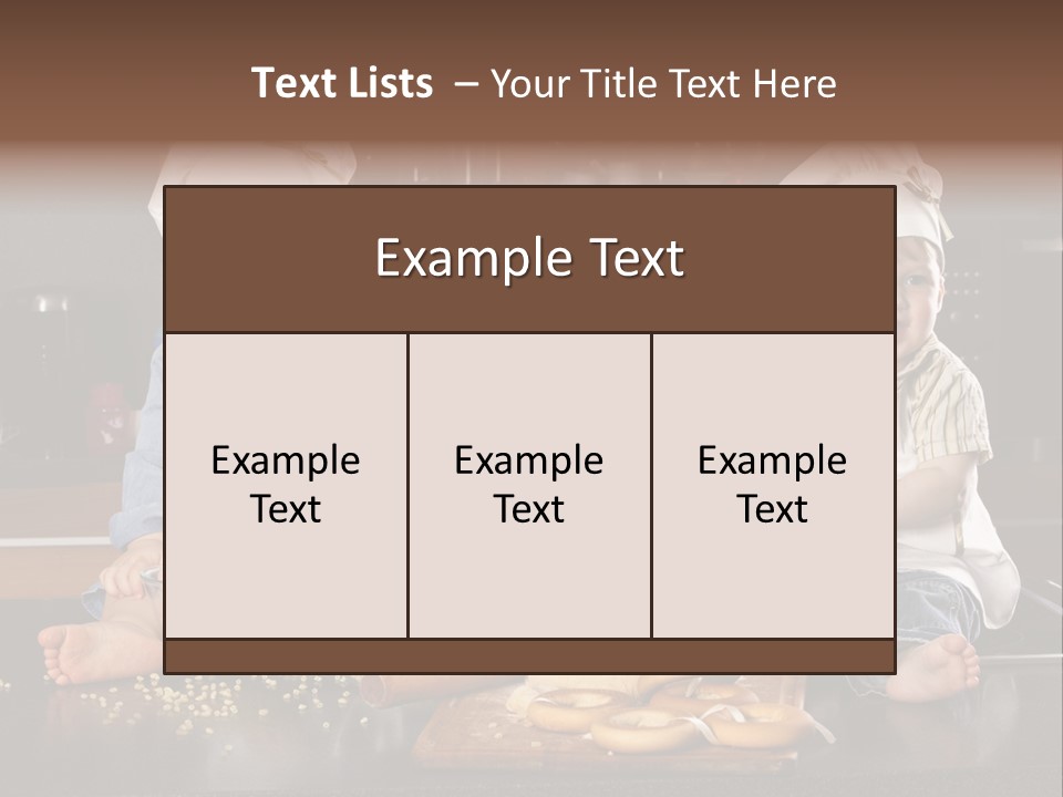 Snack Lunch Calorie PowerPoint Template