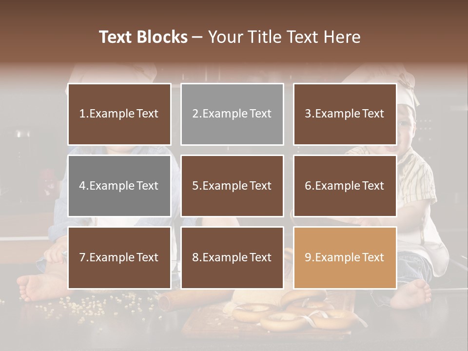 Snack Lunch Calorie PowerPoint Template
