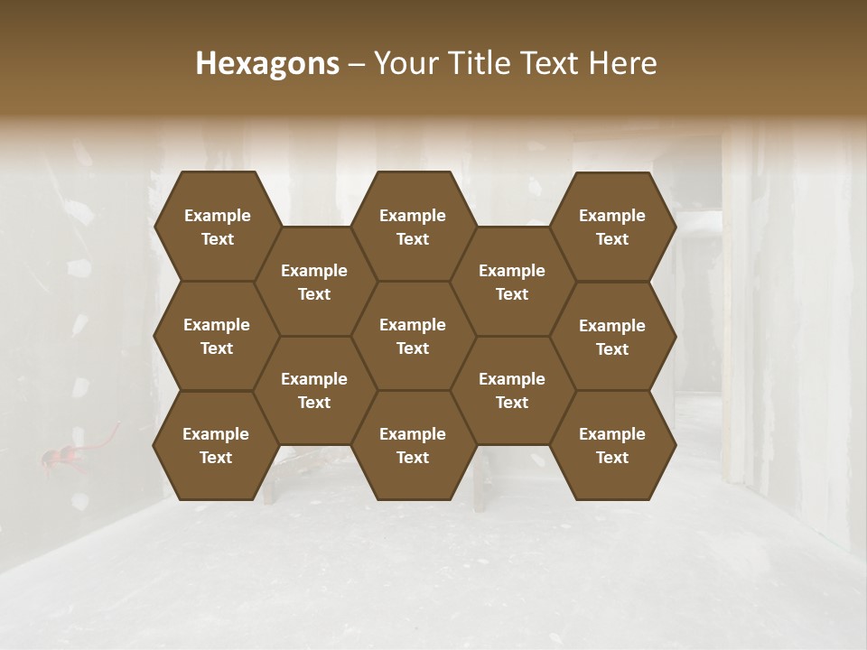 Concrete Room Gray PowerPoint Template