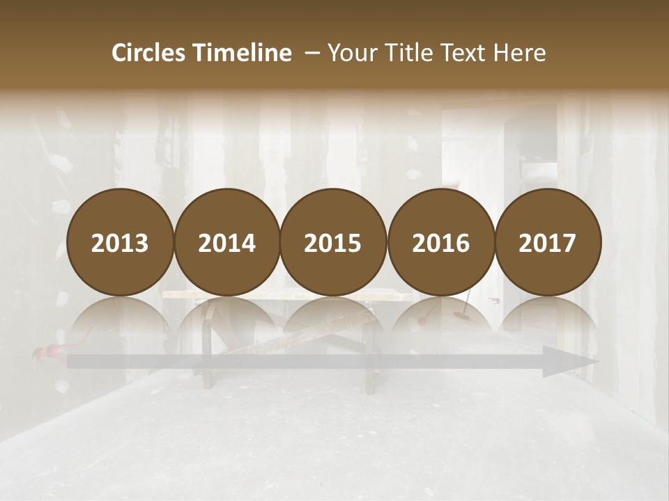 Concrete Room Gray PowerPoint Template