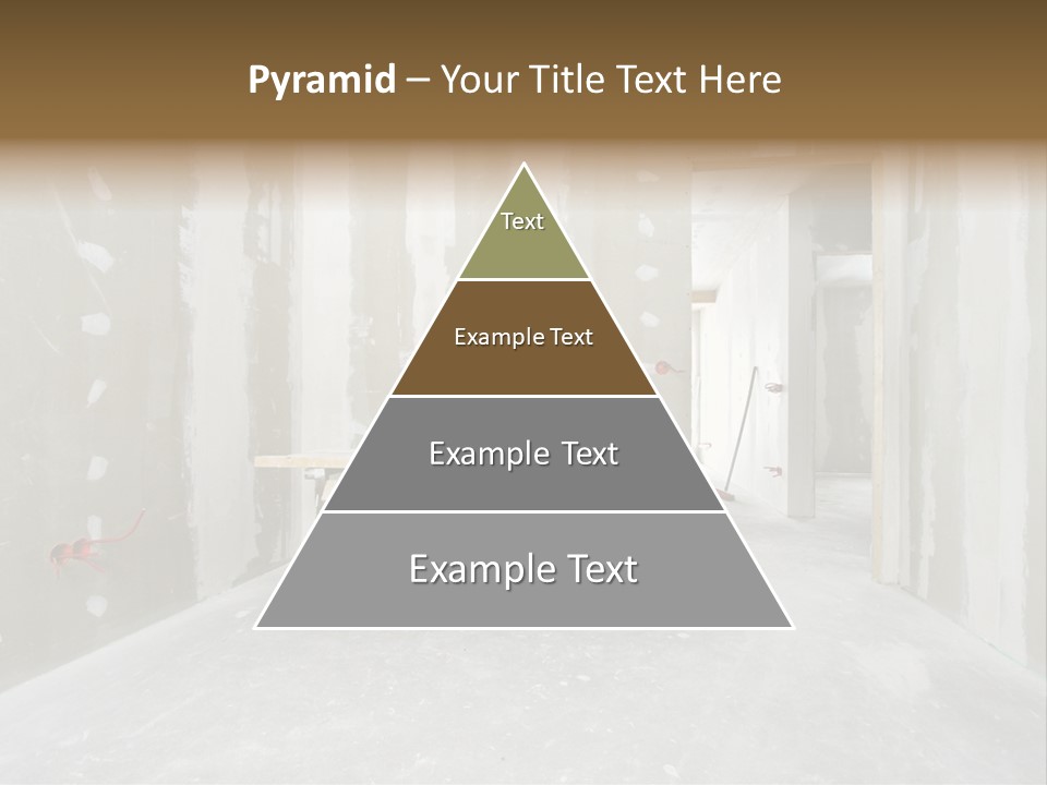 Concrete Room Gray PowerPoint Template