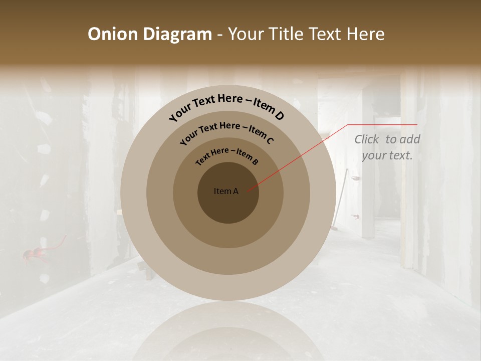 Concrete Room Gray PowerPoint Template