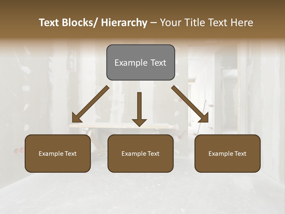 Concrete Room Gray PowerPoint Template
