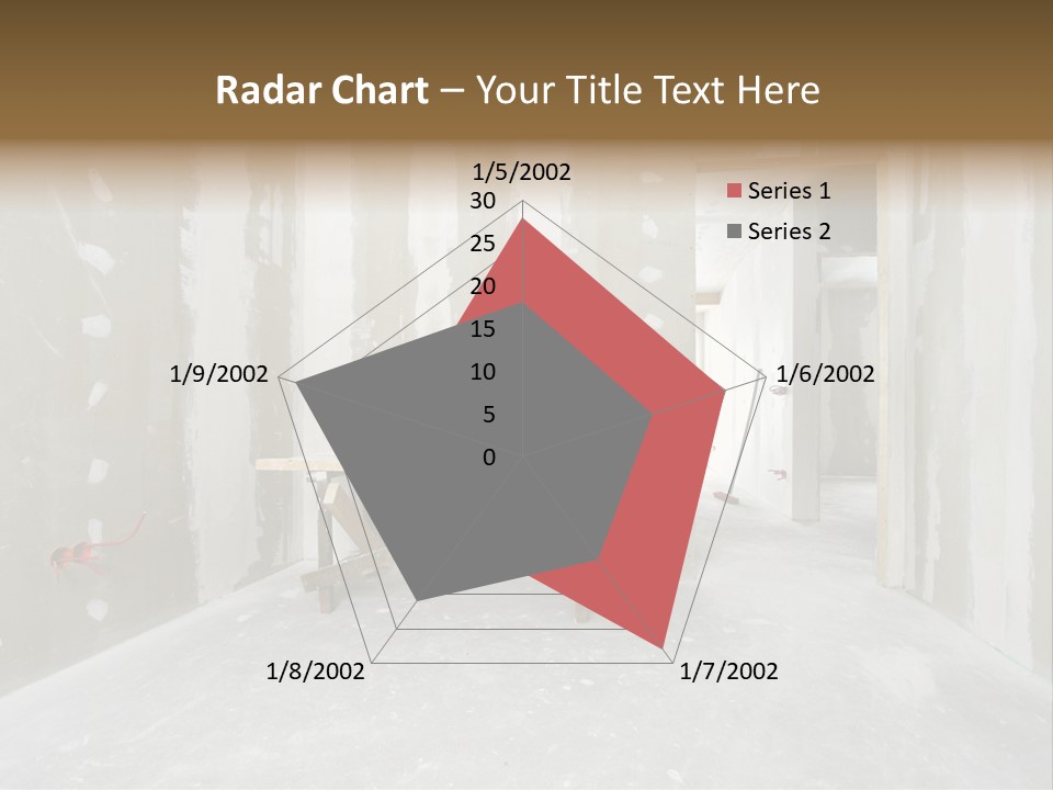 Concrete Room Gray PowerPoint Template