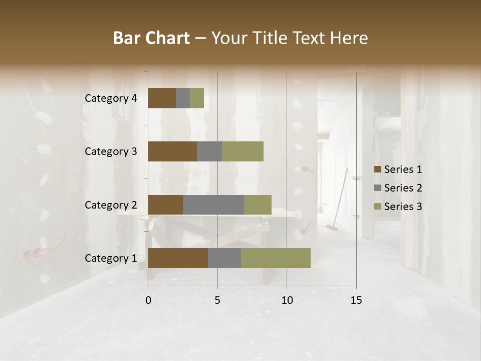 Concrete Room Gray PowerPoint Template