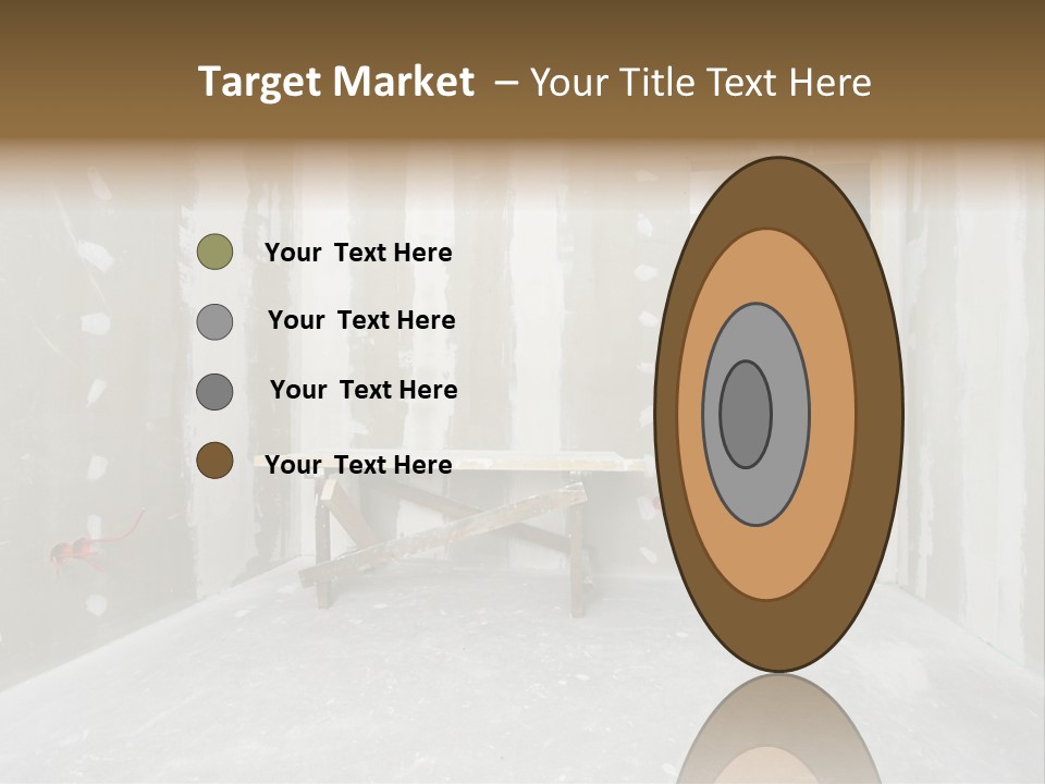 Concrete Room Gray PowerPoint Template