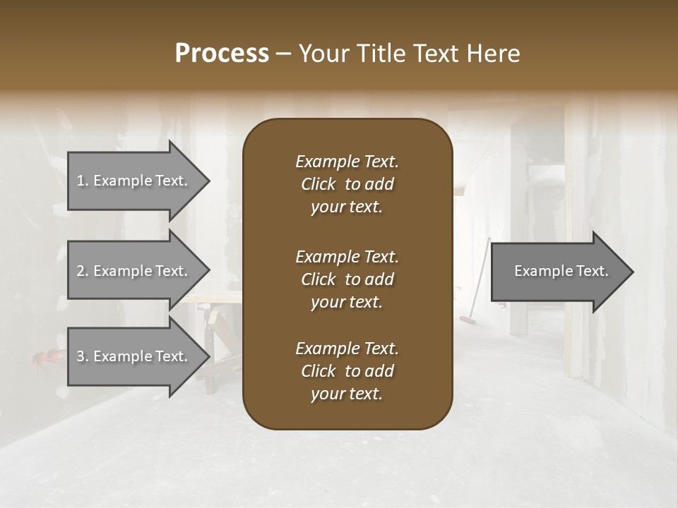 Concrete Room Gray PowerPoint Template