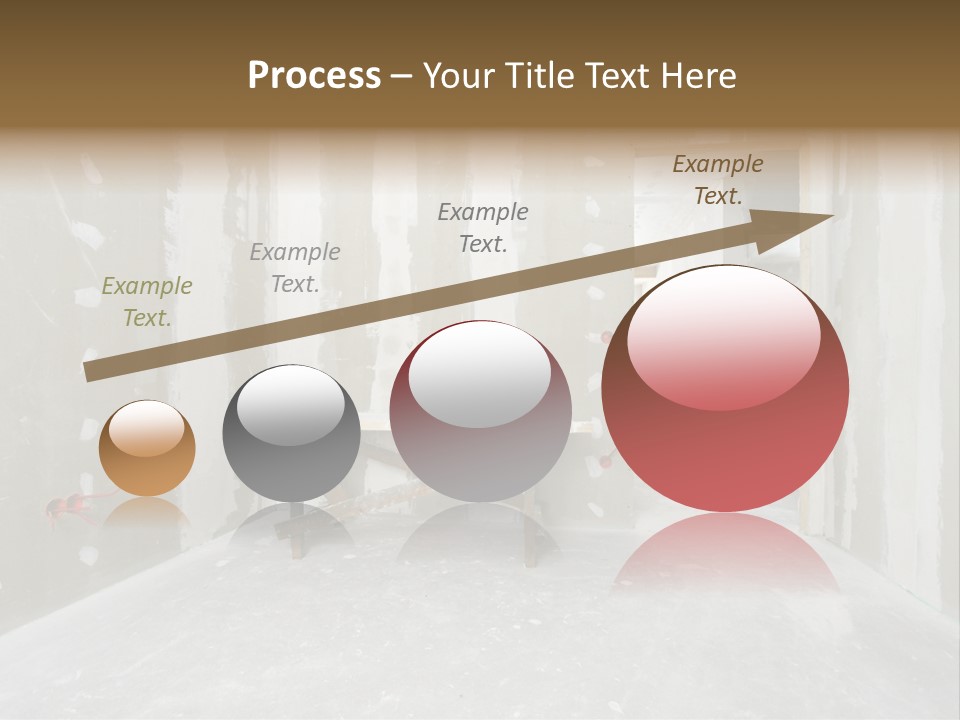 Concrete Room Gray PowerPoint Template