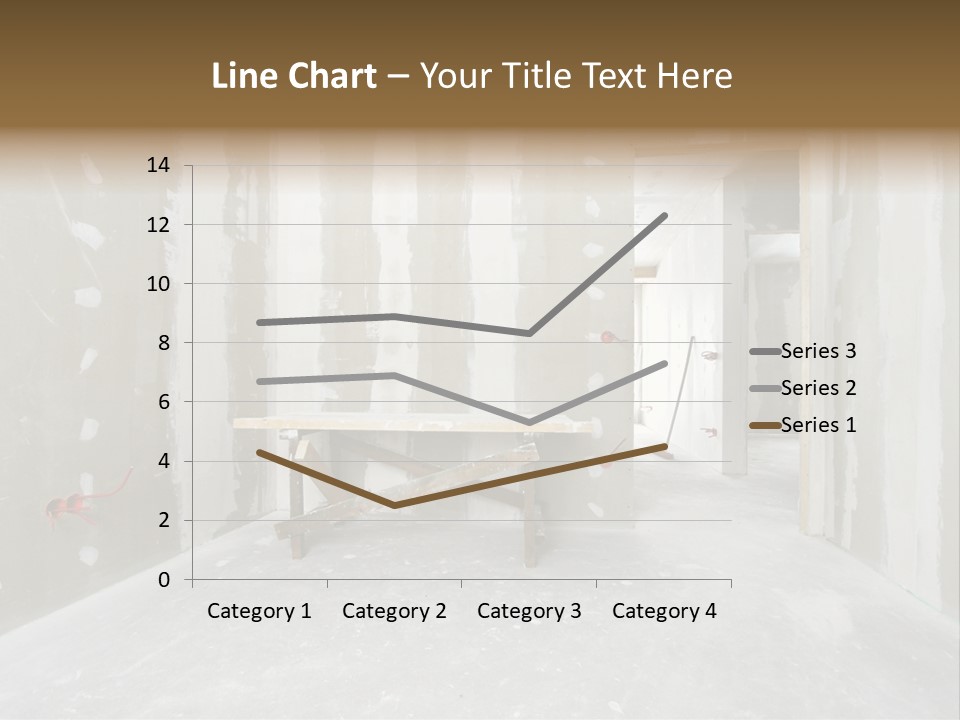 Concrete Room Gray PowerPoint Template