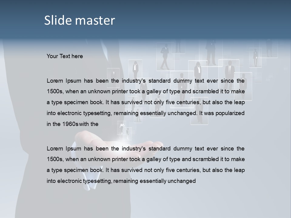 Occupation Executive Wisdom PowerPoint Template