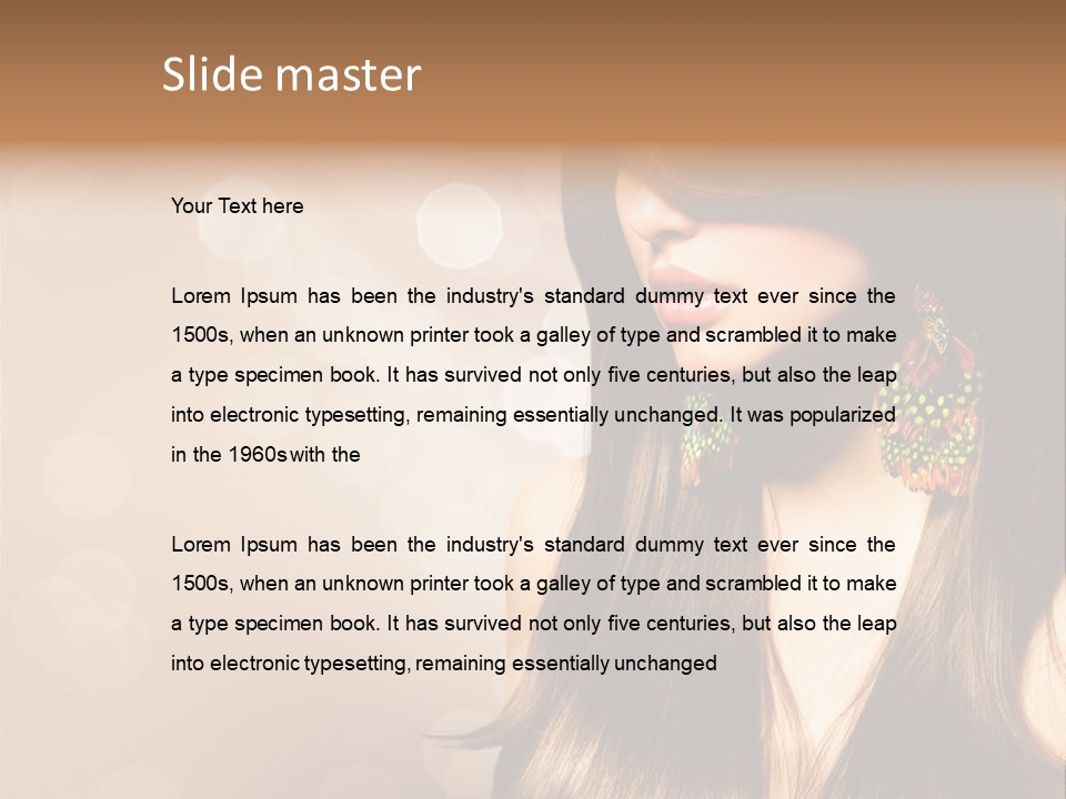 Studio Style Glamour PowerPoint Template