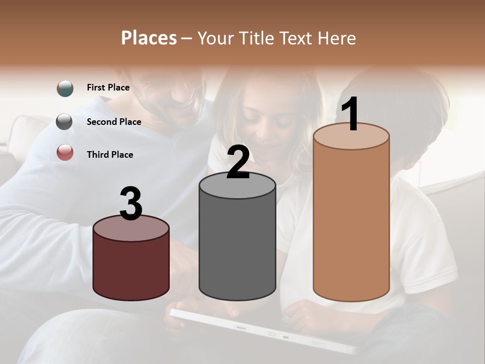 Portrait Using Cheerful PowerPoint Template