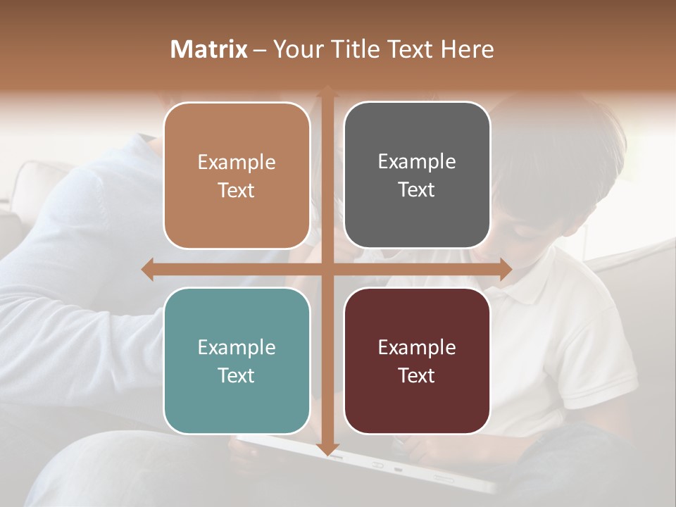 Portrait Using Cheerful PowerPoint Template